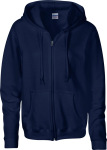 Gildan – Heavy Blend™ Ladies´ Full Zip Hooded Sweatshirt zum besticken und bedrucken