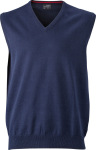 James & Nicholson – Men's V-Neck Pullunder for embroidery and printing