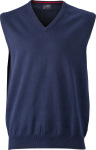 James & Nicholson – Men's V-Neck Pullunder for embroidery and printing