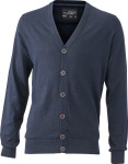 James & Nicholson – Men's Cardigan for embroidery and printing