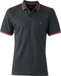James & Nicholson – Mens' Funktions Polo for embroidery and printing