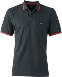 James & Nicholson – Mens' Funktions Polo for embroidery and printing