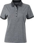 James & Nicholson – Ladies' Jersey Heather Polo for embroidery and printing