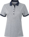 James & Nicholson – Ladies' Jersey Heather Polo for embroidery and printing