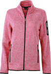 James & Nicholson – Damen Strickfleece Jacke besticken und bedrucken lassen