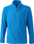 James & Nicholson – Men‘s Microfleece Jacket for embroidery and printing