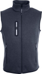 James & Nicholson – Men's Knitted Fleece Vest for embroidery
