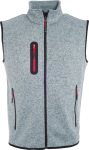 James & Nicholson – Men's Knitted Fleece Vest for embroidery