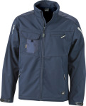 James & Nicholson – Workwear Summer Softshell Jacket hímzéshez és nyomtatáshoz