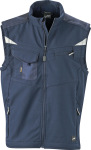 James & Nicholson – Workwear Sommer Softshell Gilet besticken und bedrucken lassen