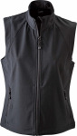 James & Nicholson – Damen 3-Lagen Softshell Gilet besticken lassen