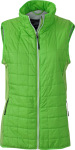 James & Nicholson – Damen Hybrid Gilet besticken lassen