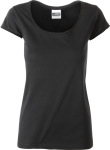 James & Nicholson – Damen Bio T-Shirt mit Rollsaum besticken und bedrucken lassen