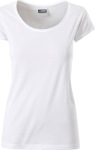 James & Nicholson – Ladies' T-Shirt Organic for embroidery and printing