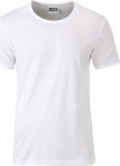 James & Nicholson – Herren Bio T-Shirt mit Rollsaum besticken und bedrucken lassen