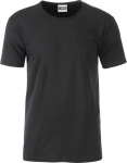 James & Nicholson – Herren Bio T-Shirt mit Rollsaum besticken und bedrucken lassen