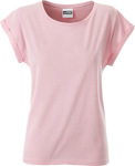 James & Nicholson – Ladies' Casual T-Shirt Organic for embroidery and printing