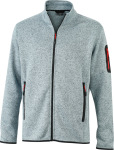 James & Nicholson – Men's Knitted Fleece Jacket for embroidery and printing