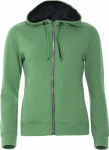 Clique – Classic Hoody Full Zip Ladies besticken und bedrucken lassen