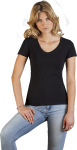 Promodoro – Women‘s Slim Fit V-Neck-T besticken und bedrucken lassen