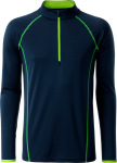 James & Nicholson – Men's Sportsshirt Longsleeve hímzéshez