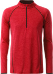 James & Nicholson – Men's Sportsshirt Longsleeve hímzéshez