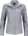 James & Nicholson – Ladies' Business Popline Shirt longsleeve for embroidery