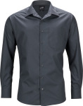 James & Nicholson – Men's Business Popline Shirt longsleeve for embroidery and printing