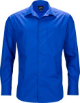 James & Nicholson – Men's Business Popline Shirt longsleeve for embroidery and printing