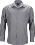 James & Nicholson – Men's Business Popline Shirt longsleeve for embroidery and printing