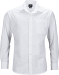 James & Nicholson – Popeline Business Hemd langarm besticken und bedrucken lassen
