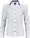 James & Nicholson – Popline Shirt "Plain" for embroidery and printing