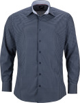 James & Nicholson – Popline Shirt "Dots" for embroidery and printing