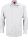 James & Nicholson – Popline Shirt "Dots" hímzéshez és nyomtatáshoz