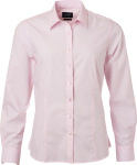 James & Nicholson – Popline Shirt longsleeve for embroidery and printing