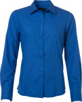 James & Nicholson – Popline Shirt longsleeve for embroidery and printing