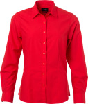 James & Nicholson – Popline Shirt longsleeve for embroidery and printing