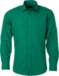 James & Nicholson – Popline Shirt longsleeve for embroidery and printing