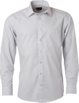 James & Nicholson – Popline Shirt longsleeve for embroidery and printing