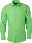 James & Nicholson – Popline Shirt longsleeve for embroidery and printing