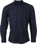 James & Nicholson – Popline Shirt longsleeve for embroidery and printing