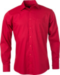 James & Nicholson – Popline Shirt longsleeve for embroidery and printing