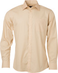 James & Nicholson – Popline Shirt longsleeve for embroidery and printing