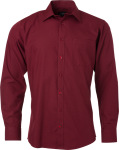 James & Nicholson – Popline Shirt longsleeve for embroidery and printing