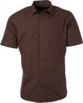 James & Nicholson – Popline Shirt shortsleeve for embroidery and printing