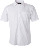 James & Nicholson – Popline Shirt shortsleeve hímzéshez és nyomtatáshoz