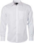 James & Nicholson – Micro-Twill Shirt longsleeve for embroidery and printing