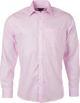 James & Nicholson – Micro-Twill Shirt longsleeve for embroidery and printing