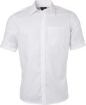 James & Nicholson – Mikro-Twill Hemd kurzarm zum besticken und bedrucken
