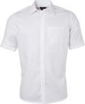 James & Nicholson – Micro-Twill Shirt shortsleeve for embroidery and printing